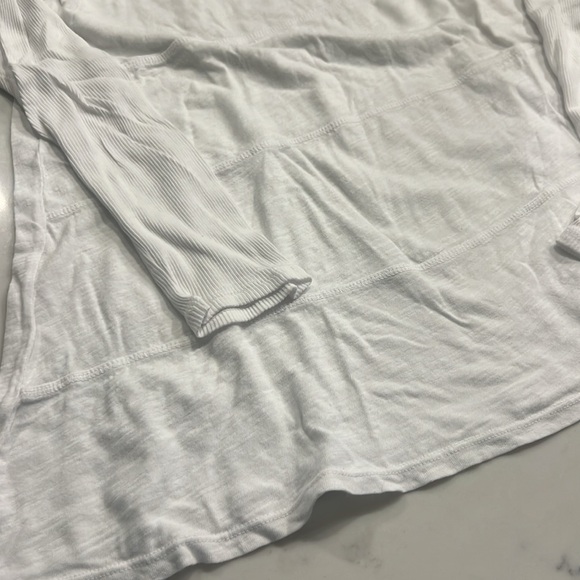 Anthropologie Tiered Hem Long Sleeve Tee - Picture 2 of 4